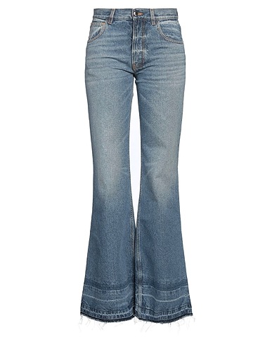 CHLOÉ Denim trousers Blue 87% Cotton, 13% Hemp