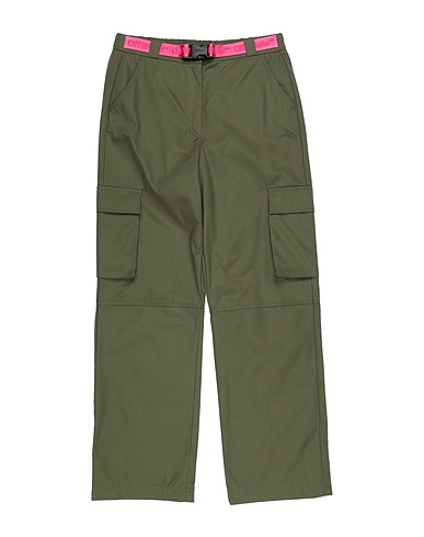 OFF-WHITE™ KIDS Casual trouser VERDE MILITARE 100% Cotton, Polyester, Polyamide