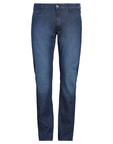 GUESS Denim pants Blue 70% Cotton, 14% Lyocell, 14% Polyester, 2% Elastane