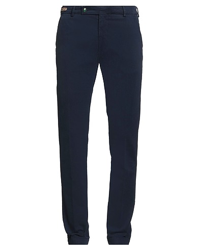 BERWICH Casual pants Navy 98% Cotton, 2% Elastane