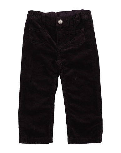 BONPOINT Casual trouser Dark brown 98% Cotton, 2% Elastane
