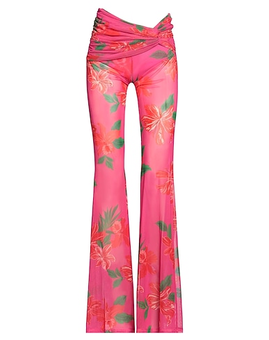 PINKO Casual trouser Fuchsia 94% Polyester, 6% Elastane