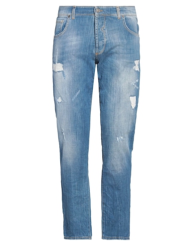 PATRIÒT Straight leg BLU 98% Cotton, 2% Elastane