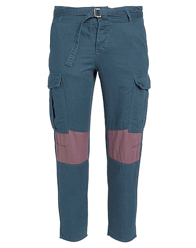 ZADIG&VOLTAIRE Casual pants Deep teal 55% Linen, 45% Cotton, Cowhide