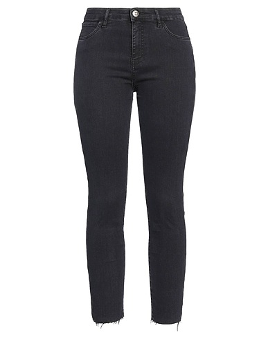3x1 NYC Denim trousers Black 71% Cotton, 28% Polyester, 1% Elastane