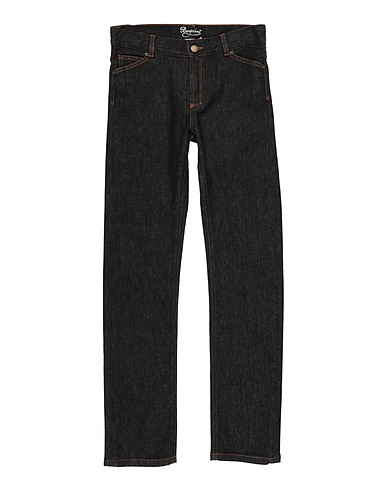 BONPOINT Denim trousers Black 99% Cotton, 1% Elastane
