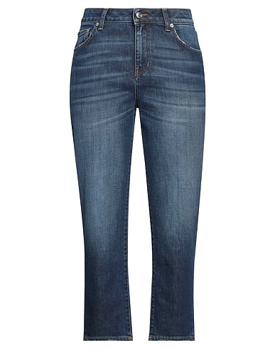 DEPARTMENT 5 Denim trousers Blue 99% Cotton, 1% Elastane