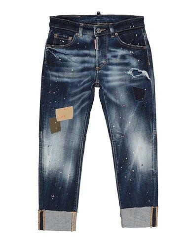 DSQUARED2 Denim trousers Blue 99% Cotton, 1% Elastane