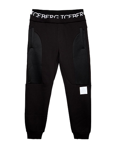 ICEBERG Casual trouser Black 85% Cotton, 15% Polyester