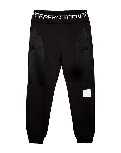 ICEBERG Casual trouser Black 85% Cotton, 15% Polyester