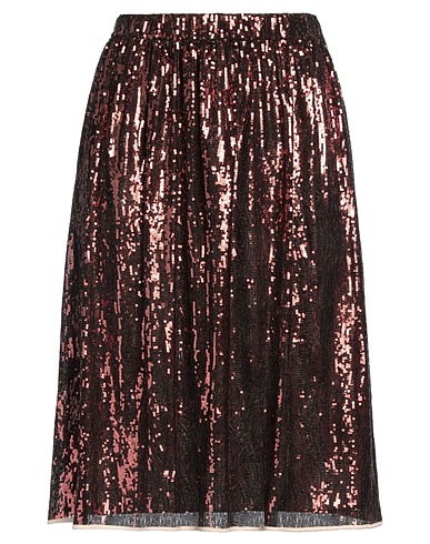 ICEBERG Midi skirt Bronze 100% Polyester