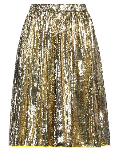 ICEBERG Gonna midi Oro 100% Poliestere