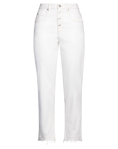 ISABEL MARANT Denim pants White 100% Cotton