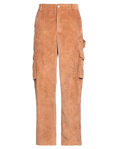 ROBERTO COLLINA Casual trouser Brown 90% Polyester, 8% Polyamide, 2% Elastane