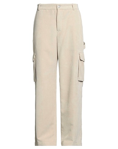 ROBERTO COLLINA Casual trouser Beige 90% Polyester, 8% Polyamide, 2% Elastane