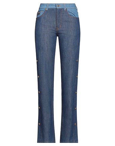 VERSACE JEANS COUTURE Denim trousers Blue 100% Cotton