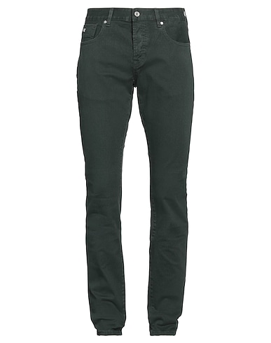 SCOTCH & SODA Denim trousers Dark green 90% Cotton, 8% Polyester, 2% Elastane