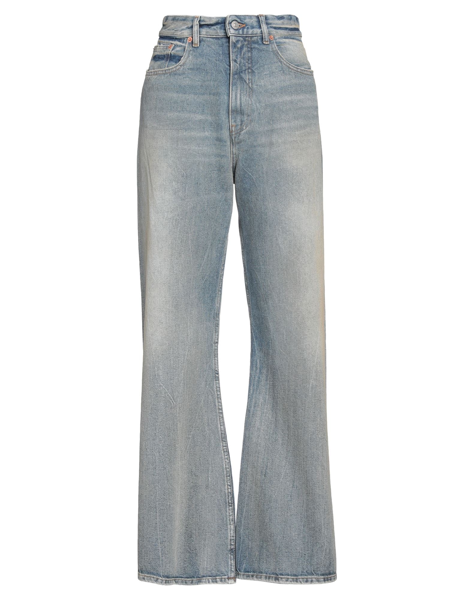 MM6 MAISON MARGIELA | Blue Women's Denim Pants | YOOX