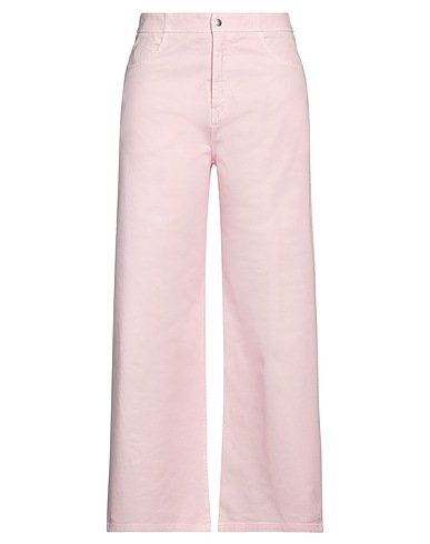 ROBERTO COLLINA Casual pants Pink 97% Cotton, 3% Elastane
