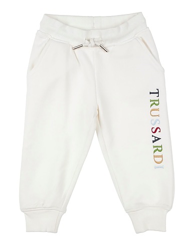 TRUSSARDI JUNIOR Pantalone Bianco 100% Cotone