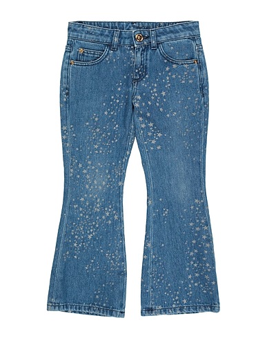 VERSACE YOUNG Denim trousers Blue 100% Cotton