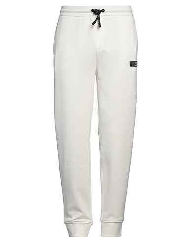 ARMANI EXCHANGE Casual trouser White 70% Cotton, 30% Polyester