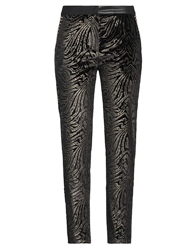 TRASH & LUXURY Casual trouser Black 90% Polyester, 10% Elastane
