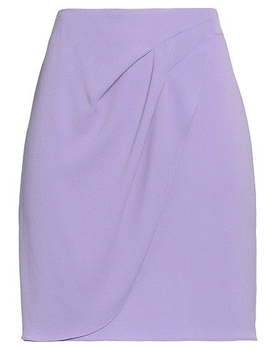 EMPORIO ARMANI Mini skirt Lilac 95% Polyester, 5% Elastane