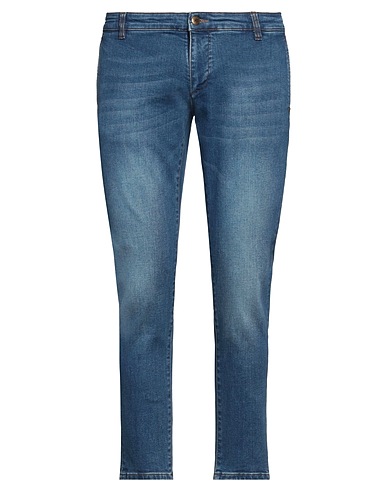 AT.P.CO Denim trousers Blue 88% Cotton, 10% Polyester, 2% Elastane