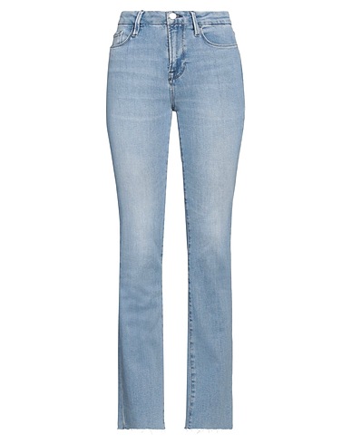 FRAME Denim trousers Blue 77% Cotton, 19% Modal, 3% Elasterell-p, 1% Elastane