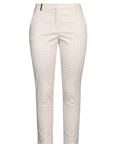 PESERICO Hosen Elfenbein 100% Baumwolle