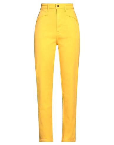 PHILOSOPHY di LORENZO SERAFINI Denim trousers Apricot 98% Cotton, 2% Elastane