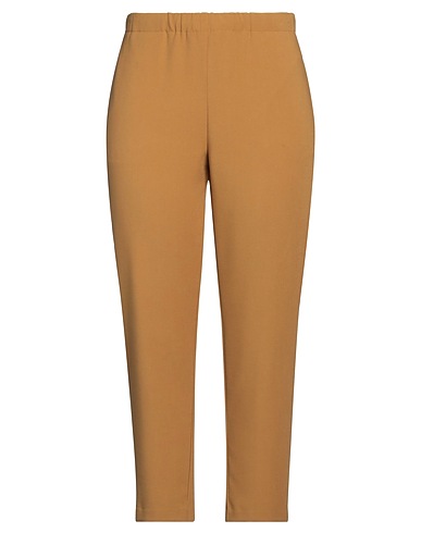 OTTOD'AME Casual trouser Khaki 63% Polyester, 32% Viscose, 5% Elastane