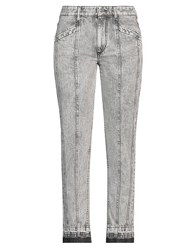 MARANT ÉTOILE Pantaloni jeans Grigio 100% Cotone