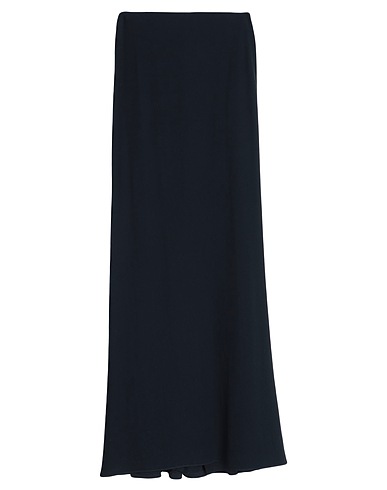 MCQUEEN Maxi Skirts Black 52% Viscose, 48% Acetate