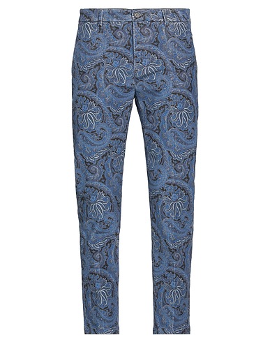 DEPARTMENT 5 Casual pants Blue 98% Cotton, 2% Elastane