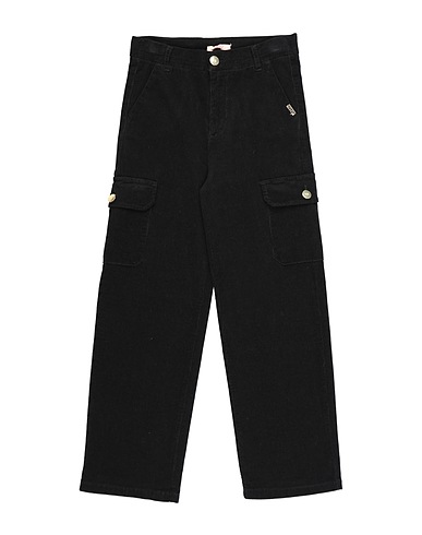 LIU •JO Casual trouser Black 98% Cotton, 2% Elastane