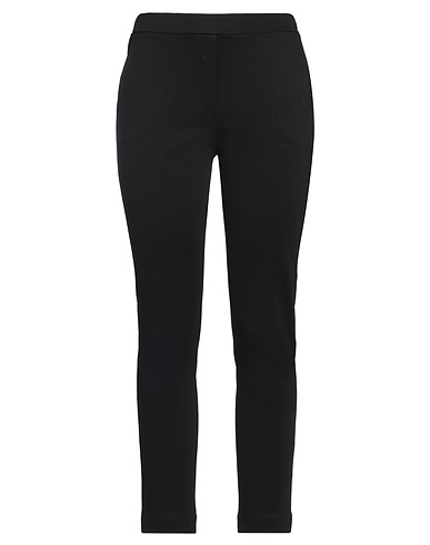 1-ONE Casual trouser Black 69% Viscose, 25% Polyamide, 6% Elastane