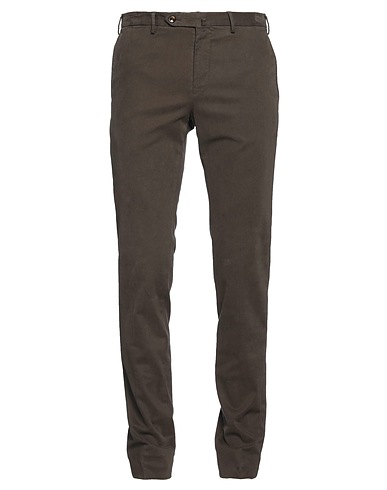 PT Torino パンツ ダークグリーン コットン 55% / レーヨン 42% / ポリウレタン 3%