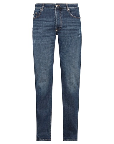 BLAUER. Denim trousers Blue 98% Cotton, 2% Elastane