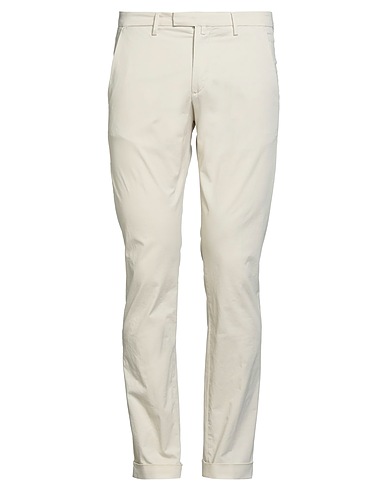 BRIGLIA 1949 Casual trouser Ivory 97% Cotton, 3% Elastane