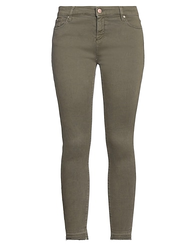 GAS Casual pants Military green 98% Cotton, 2% Elastane