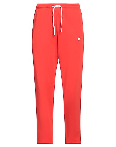 MARCELO BURLON Casual pants ARANCIONE 100% Organic cotton, Polyester