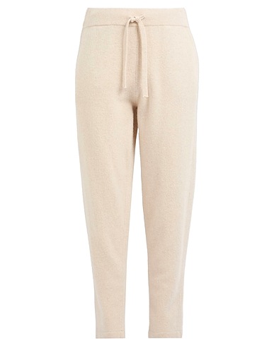 ROBERTO COLLINA Casual pants Beige 90% Merino Wool, 10% Cashmere