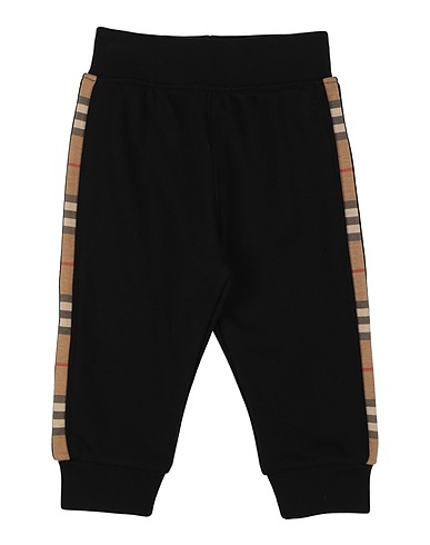 BURBERRY Casual trouser Black 100% Cotton, Polyamide, Elastane