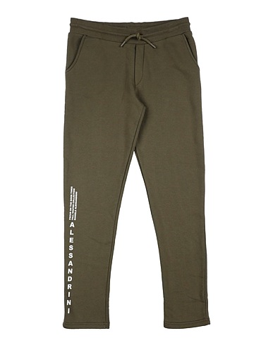 DANIELE ALESSANDRINI Casual trouser Military green 70% Cotton, 30% Polyester