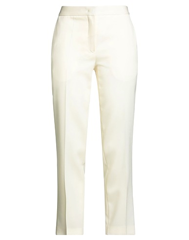 JIL SANDER Casual pants Ivory 100% Wool