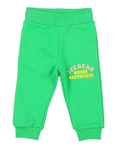 ICEBERG Casual trouser Green 85% Cotton, 15% Polyester