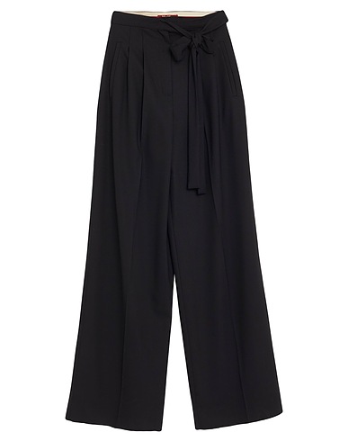 MAX MARA STUDIO Casual trouser Midnight blue 97% Virgin Wool, 3% Elastane