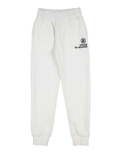 SUNS BOARDS Casual trouser White 89% Cotton, 11% Polyester